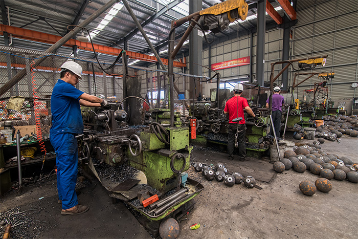 永安网架配件车间